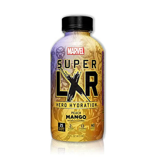 AriZona Marvel Super LXR Hero Hydration - Piersică și Mango 473ml